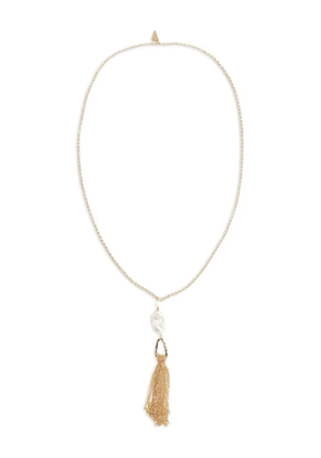 Forte Forte pearl-tassel necklace - Brown