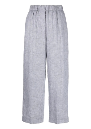 Peserico wide-leg cropped trousers - Grey