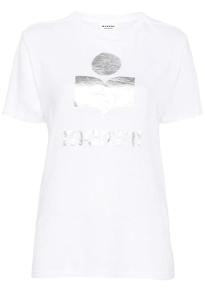 MARANT ÉTOILE Zewel linen T-shirt - White