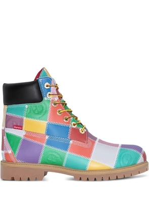 Timberland patchwork boots - Blue