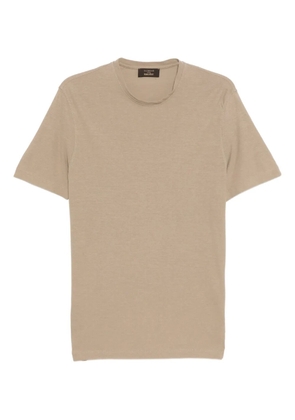 slowear cotton T-shirt - Neutrals