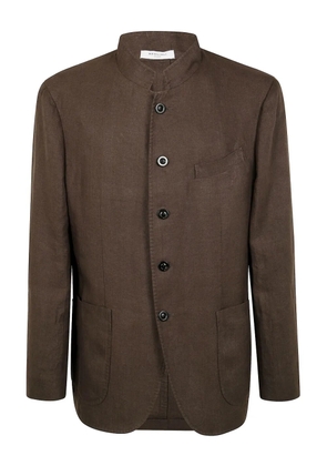 Boglioli stand up-collar blazer - Brown
