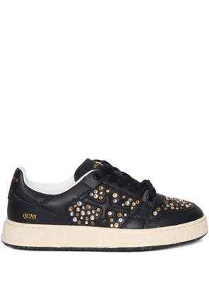 Premiata Quinn-D embellished-details sneakers - Black
