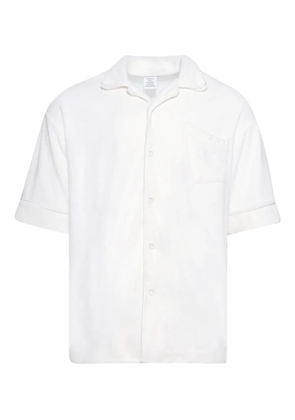 VETEMENTS towel-texture shirt - White