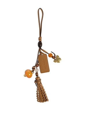 Coach Mushroom Heritage bag charm - Brown