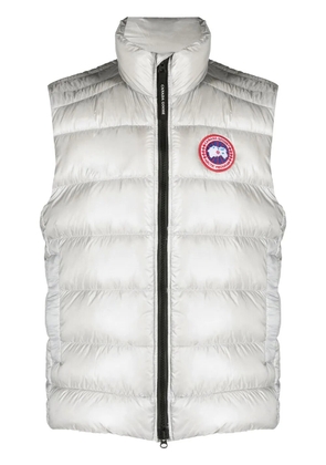 Canada Goose Crofton logo-patch padded gilet - Silver