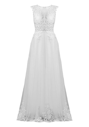 Tadashi Shoji Hastings embroidered gown - White
