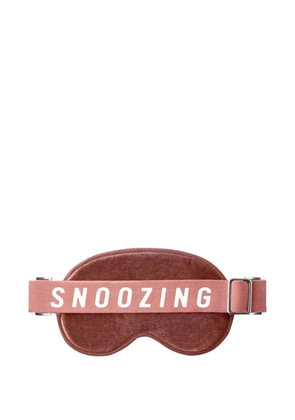 Printworks Snoozing-strap eye mask - Brown