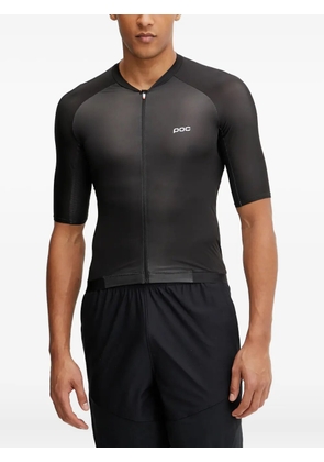 POC zip-neck short-sleeved cycling top - Black