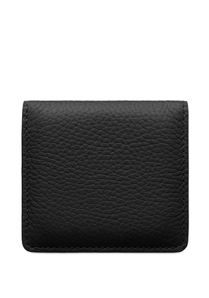 MAISON de SABRÉ magnetic leather compact mirror - Black