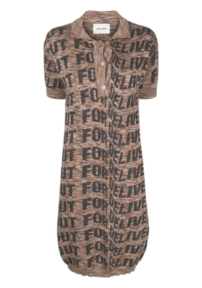 Henrik Vibskov Signed polo dress - Black