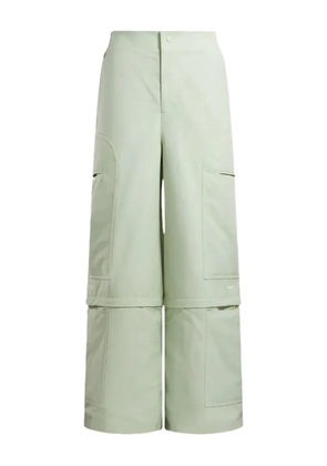 Reebok zip-fastening pocket trousers - Green