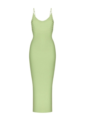 KOROBEYNIKOV ribbed-knit midi dress - Green