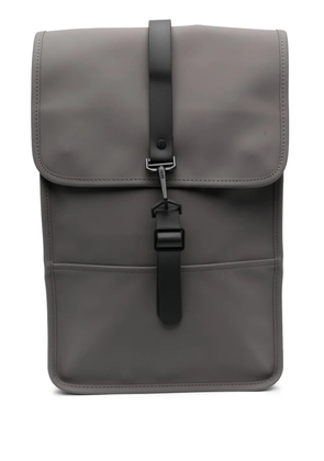 Rains carabiner-fastening waterproof backpack - Grey