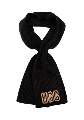 UGG logo scarf - Black