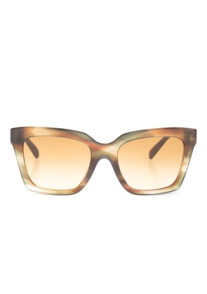 Dolce & Gabbana Eyewear logo-print sunglasses - Brown