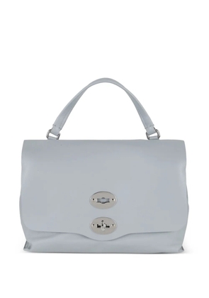Zanellato Postina leather shoulder bag - Blue