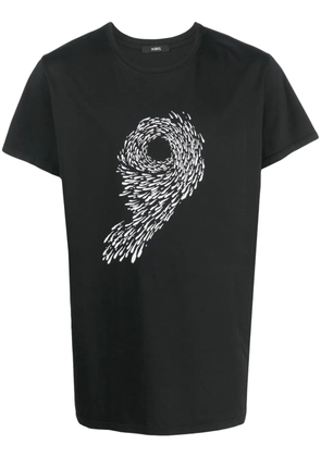 14BROS graphic-print cotton T-shirt - Black