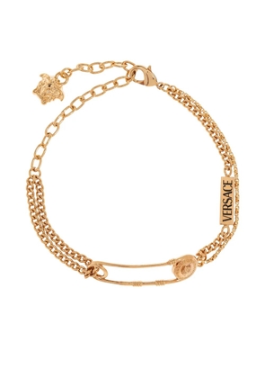 Versace Safety Pin chain bracelet - Gold