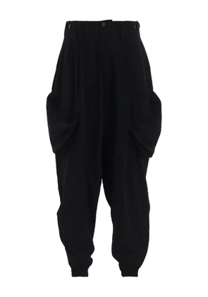 Y's pleated pocket trousers - Black