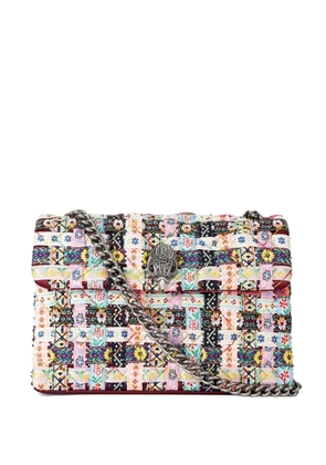 Kurt Geiger London medium Kensington patchwork shoulder bag - Black