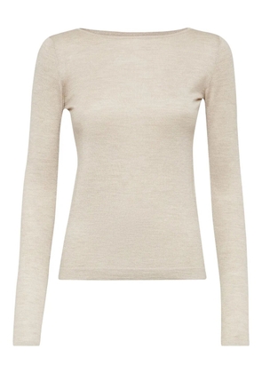 Brunello Cucinelli cashmere-blend jumper - Neutrals