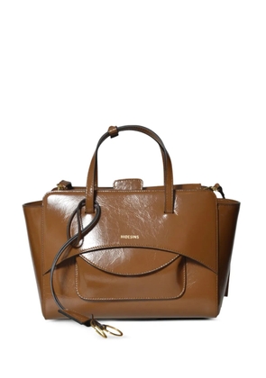 HIDESINS logo-print tote bag - Brown