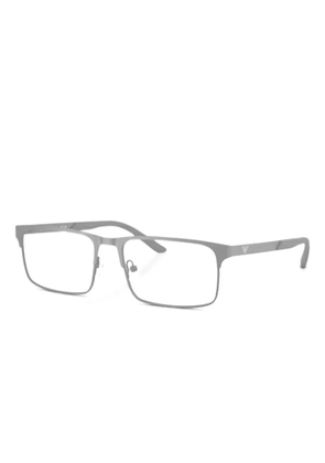Emporio Armani rectangle-frame glasses - Grey