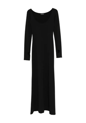 Xenia Magera long-sleeves dress - Black