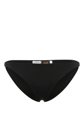 LOEWE x Paula's Ibiza Anagram-motif bikini bottom - Black