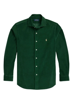 Polo Ralph Lauren corduroy embroidered-logo shirt - Green