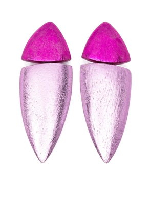 Monies Fira two-tone earrings - Silver