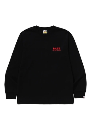 A BATHING APE® long-sleeve graphic T-shirt - Black