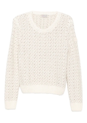 Moncler long-sleeved crew neck sweatshirt - Neutrals