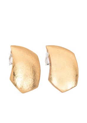 Monies geaometric-shape clip-on earrings - Gold