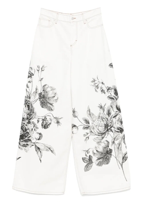 ERDEM wide-leg jeans - White