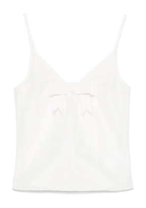 SHUSHU/TONG bow-detail top - White