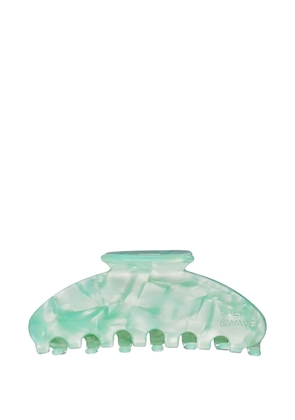 SALT & WAVE Aquamarine Moon marbled claw clip - Blue