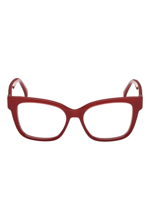 Max Mara rectangle-frame glasses - Red