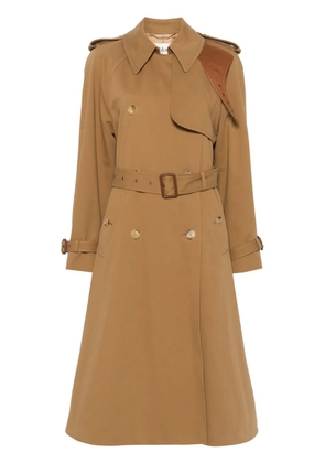 Chloé gabardine trench coat - Neutrals