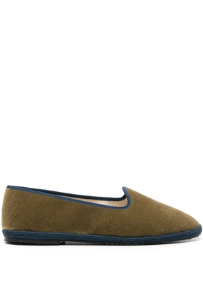 Scarosso William IV velvet loafers - Green