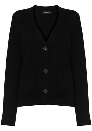Lisa Yang Davvi oversized V-neck cardigan - Black