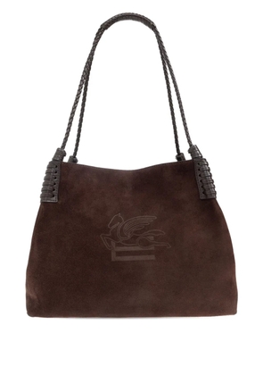 ETRO suede shoulder bag - Brown