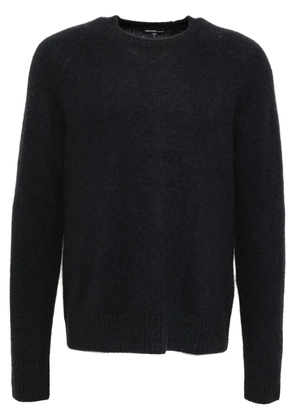 James Perse lightweight textured cashmere crew - Black