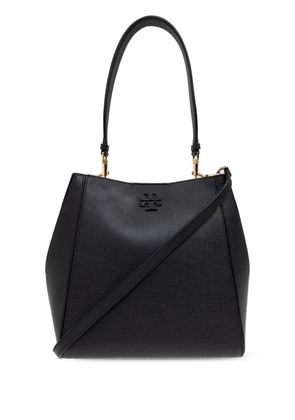 Tory Burch McGraw leather bucket bag - Black