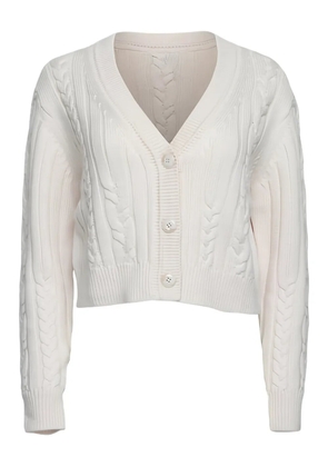 TWP Hemingway cable-knit buttoned cardigan - Neutrals