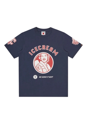 ICECREAM graphic-printed short-sleeved T-shirt - Blue