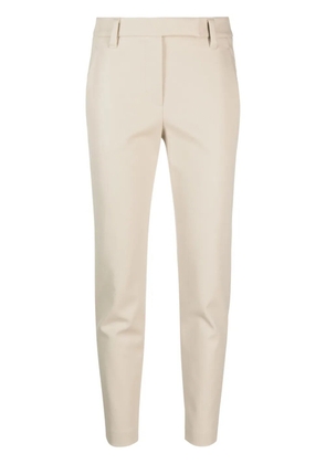 Brunello Cucinelli gabardine cropped trousers - Neutrals