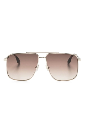 Victoria Beckham Eyewear navigator-frame sunglasses - Gold