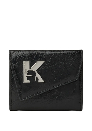 Karl Lagerfeld Jeans Geo logo-plaque wallet (two-piece) - Black